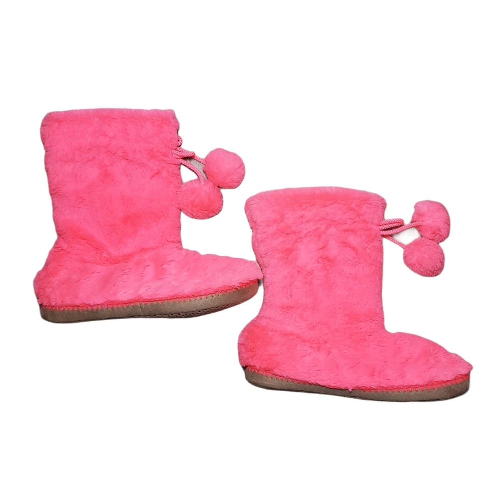 OLD NAVY Hot Pink Cozy Slipper Booties Size XXL